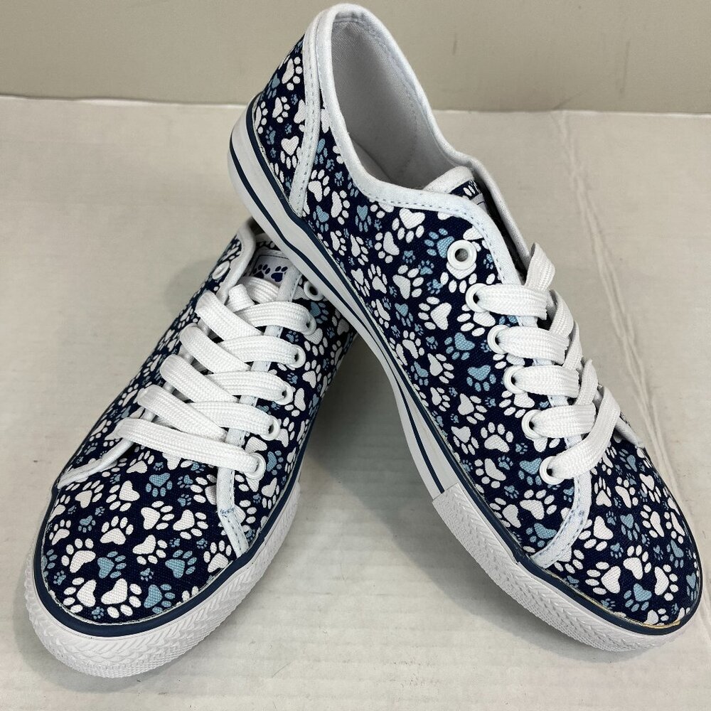 Women's Size 9, Paw Print Sneakers, NWOT